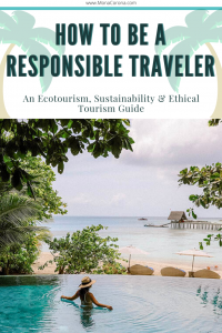 how to be a responsible traveler