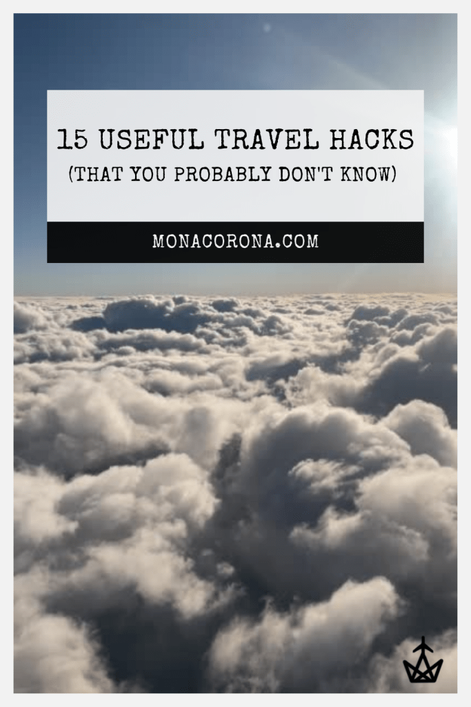15 of the best random, useful, and interesting travel hacks! These traveling and vacation hacks will help you save money, time, and stress. I even include one of my favorite travel packing hacks, as well as one of my favorite travel hacks for kids. Other topics include travel tips for local currency, US national park hacks, health travel hacks, TSA and airport hacks, car rentals hacks, maps, foreign translation, and flight and airline hacks.